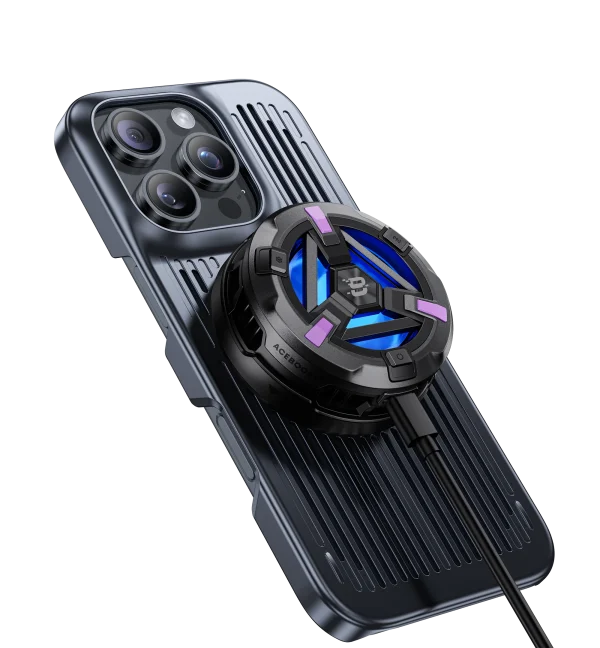 MagClap_Biliz_Cooling_Case_for_iPhone_16_Pro_7 iPhone 16 Pro Max Benks Magnetic Biliz Cooling Case - Gray - 6948005910525 - A - Image 3