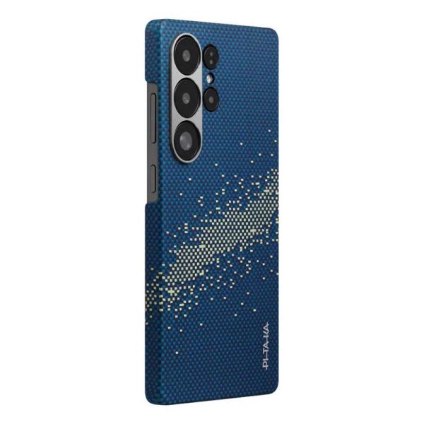 Pitaka-StarPeak-Tactile-Woven-case-for-Samsung-Galaxy-S25-Ultra Samsung Galaxy S25 Ultra Pitaka Starpeak Tactile Woven Case - Milky Way Galaxy Best Price in Pakistan