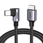 UGREEN PD60W Fast Charging Curved Cable 50125 - 2M - Black - BIS