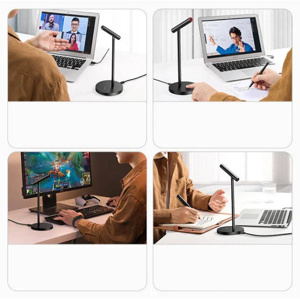 Ugreen USB Desktop Omnidirectional Microphone 10934 - Black - BIS - Image 2