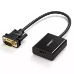 Ugreen VGA To HDMI Adapter 50945 - Black - BIS