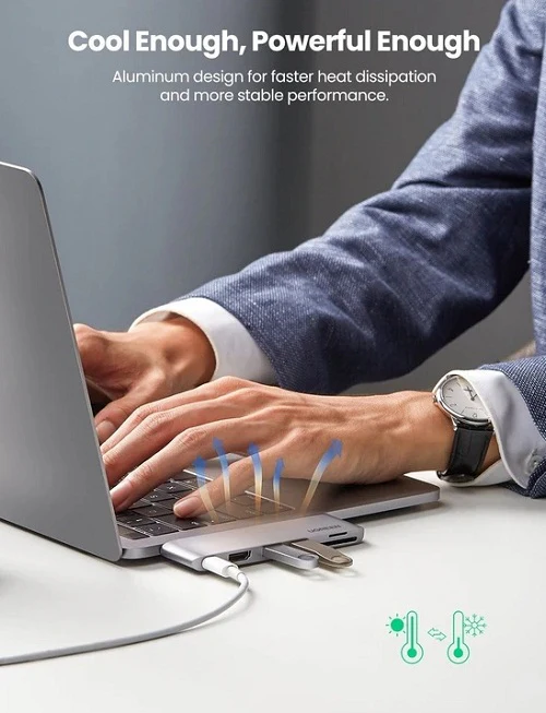 Ugreen 80856 6 in 2 USB C Hub for MacBook Pro 7