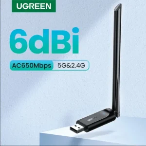 Ugreen Dual Band USB WiFi Dongle 90339 - Black - BIS - Image 6