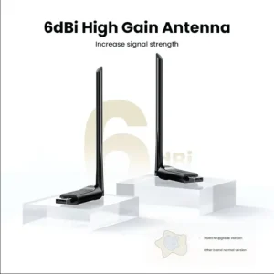 Ugreen Dual Band USB WiFi Dongle 90339 - Black - BIS - Image 5