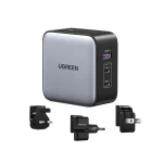 UGREEN 3-Port Gallium Nitride Fast Charger 65W 35719 - Black - BIS