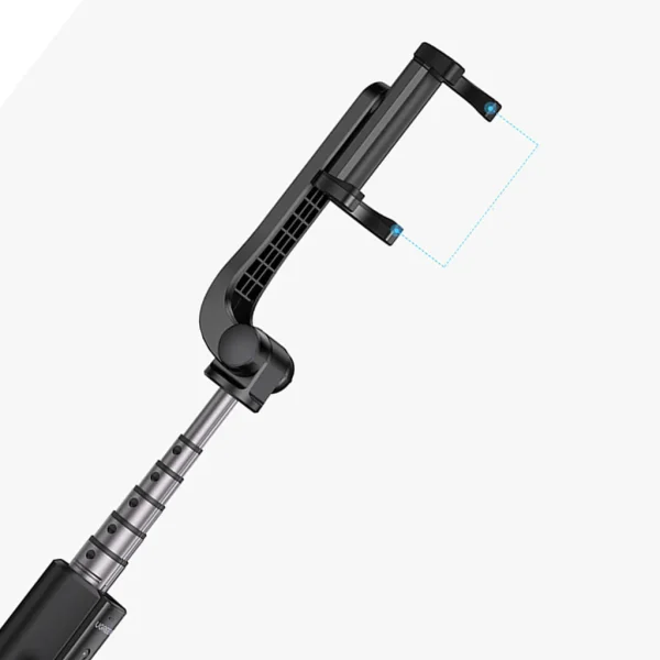 Ugreen Bluetooth Selfie Stick With Tripod 50758 - Black - BIS - Image 2