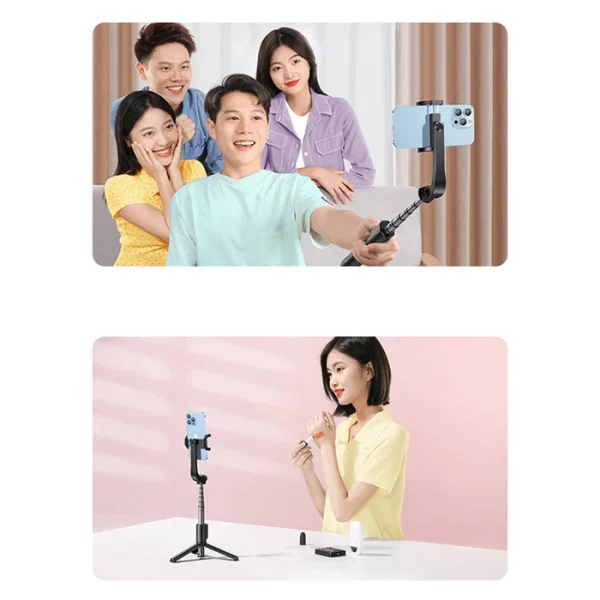 Ugreen Bluetooth Selfie Stick With Tripod 50758 - Black - BIS - Image 5