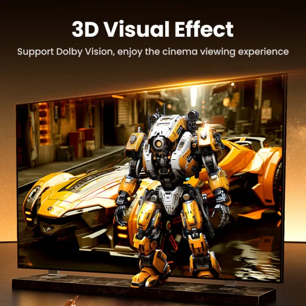 UGREEN HDMI 2.1 Digital High-Definition Cable 25910 - 2M - Black - BIS - Image 7