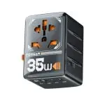 Tessan 35W Travel Adapter TS-WTA02 - Black