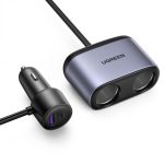 UGREEN PD+QC Dual Expansion Car Charger 30886 - Black - BIS