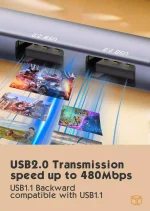 Ldnio DS-34C 4 in 1 USB C Hub Adapter - Grey - BB - Image 4