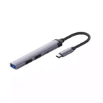 Ldnio DS-34C 4 in 1 USB C Hub Adapter - Grey - BB