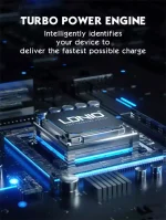 Ldnio PQ25 10000mAh 22.5W Fast Charging Power Bank - Black - BB - Image 5