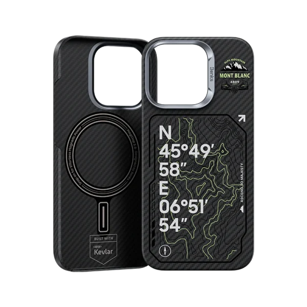 Mt.BlancArmorAirCasebuiltwithKevlar_600DforiPhone16Pro_2 iPhone 16 Pro Max Benks ArmorAir Mont Blanc Case - 6948005965297 - A - Image 6