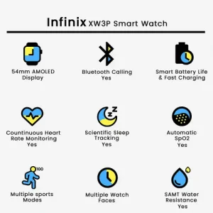 Infinix  Smart Watch XW3P - Black - Image 4