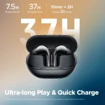 Soundpeats Air5 Pro ANC Wireless Earbuds - Black - BB - Image 8