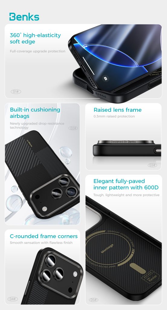 iPhone 17 Pro Benks Montage ArmorPro Case - 6948005963354 - Image 8