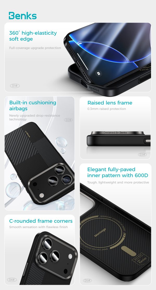 7 iPhone 17 Pro Max Benks Montage ArmorPro Case - 6948005963446 - Image 13