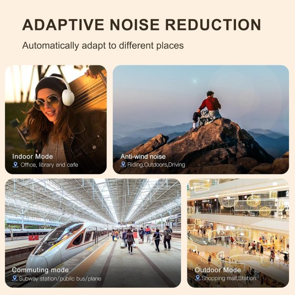 QCY H3 ANC Bluetooth Headphones - Black - GC - Image 6