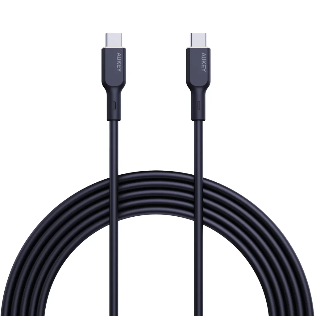 Aukey Circlet Blink 240W PD Soft Silicone Usb-C to Usb-C Cable Best Price in Pakistan