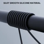 Aukey Circlet Blink 240W PD Soft Silicone Usb-C to Usb-C Cable 1.8m - CB-SCC242 - Black - Image 4