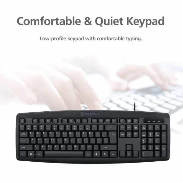 5726508-_3_940x Micropack USB Wired Keyboard K-203 - Black - GC - Image 7