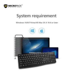 Micropack USB Keyboard K-206 - Black - GC - Image 3