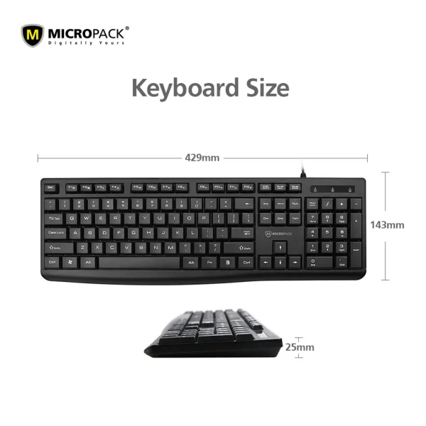 5726593_940x Micropack USB Keyboard K-206 - Black - GC - Image 2
