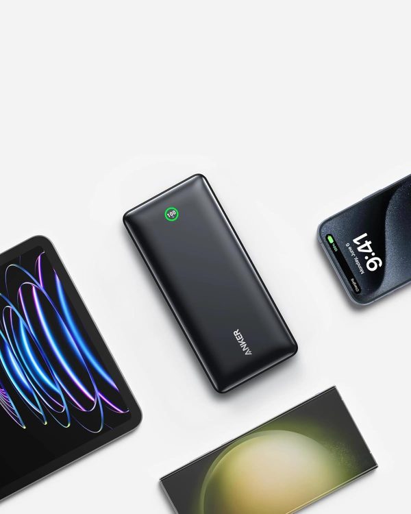 Anker Nano Powerbank 20000mah 30w Built-In Usb-C Cable - Black - A1387H11 - OP - Image 2