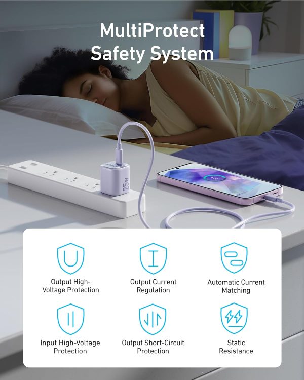 Anker 25W USb C Fast Charge Foldable Plug US - Black - A2656J11 - OP - Image 2