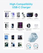 Anker 25W USb C Fast Charger Plug EU - Black - A2656L11 - OP - Image 3