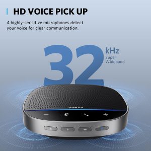 Anker PowerConf S500 Speakerphone 6 Mic - Black - A3305012 - OP - Image 5