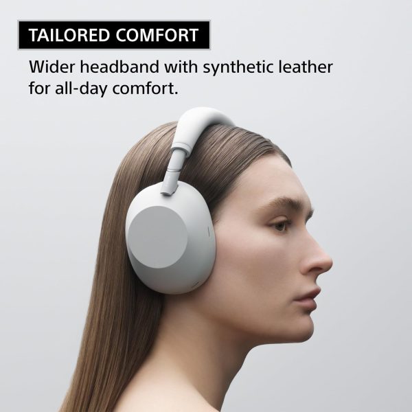 Sony WH-1000XM6 The Best Wireless Noise Canceling Headphones - Silver - Image 6