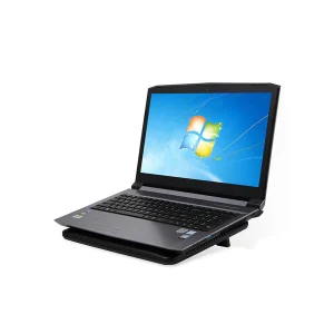 Amaze A512 Dual Silent Fan Laptop Cooling Pad - Grey - BIS - Image 4