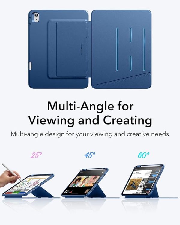 IMG_0033 iPad 11 Gen A16 / 10 Gen A14 ESR Flip Hybrid Case Pencil Holder - Pink - Image 4