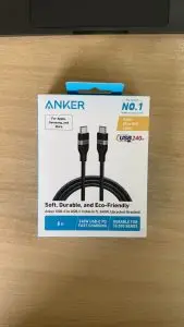 anker 240w cable 6 feet box pack