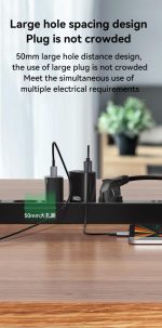 XO WL10 4USB Function Socket 1.8 Meters EU  - Black - GC - Image 4