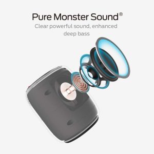 Monster S110 Bluetooth Speaker - Black - GC - Image 6