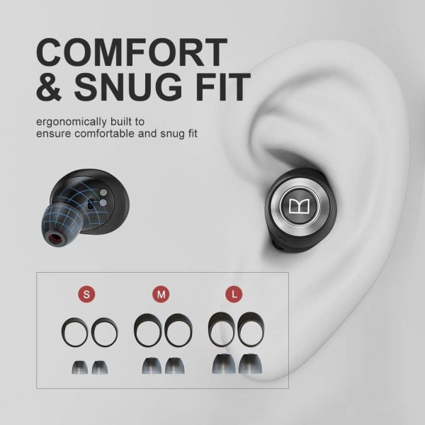 Monster Achieve 100 AirLinks Wireless Earbuds - Black - GC - Image 2