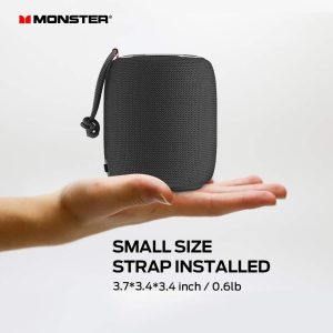 Monster S110 Bluetooth Speaker - Black - GC - Image 2