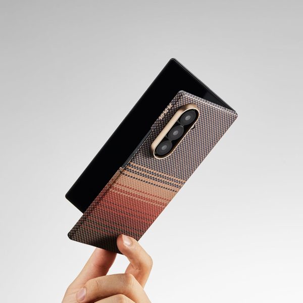 71QLecQ6QML._AC_SL1500_ Samsung Galaxy Z Fold 7 Pitaka Ultra Slim Back Case Only - Sunset - Image 3