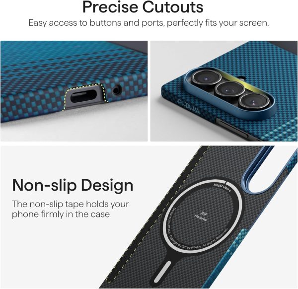 81-9iRlTbyL._AC_SL1500_ Samsung Galaxy Z Fold 7 Pitaka Ultra Slim Back Case Only - Moonrise - Image 5