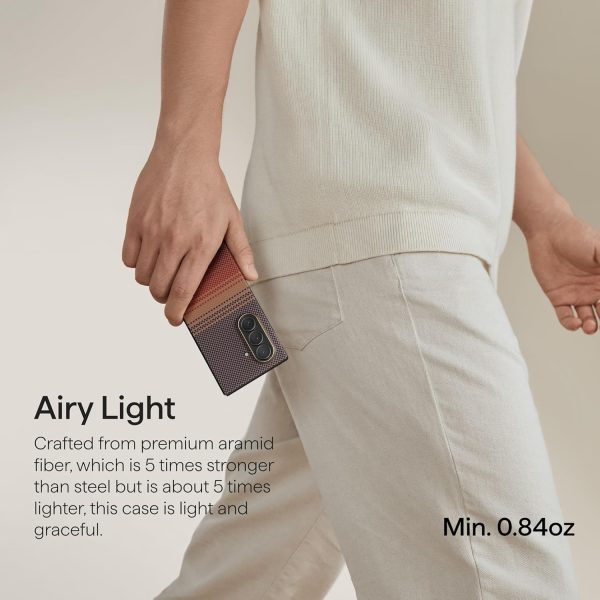 81OmbN-Ux3L._AC_SL1500_ Samsung Galaxy Z Fold 7 Pitaka Ultra Slim Back Case Only - Sunset - Image 7