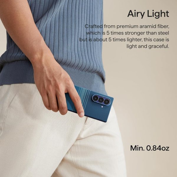 91O56LDxsiL._AC_SL1500_ Samsung Galaxy Z Fold 7 Pitaka Ultra Slim Back Case Only - Moonrise - Image 7