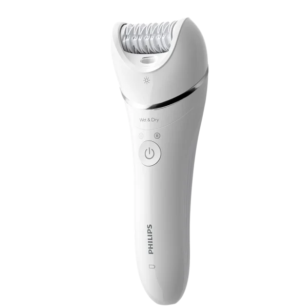 MzIyOTI1NGQxMzg5MzI4OWM5NDljZThiMDFhZTc3MDE1MTVmYjYud2VicA Philips Epilator Series 8000 Wet & Dry Epilator - BRE710/01  - White - Image 2