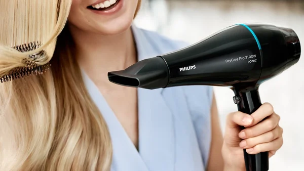 Philips 2100W DryCare Pro Hairdryer - BHD272/03 - Black - Image 6