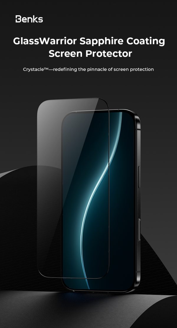 1 (1) iPhone 17 Pro Benks GlassWarrior Sapphire Coating Screen Protector - 6948005961664 - Image 5
