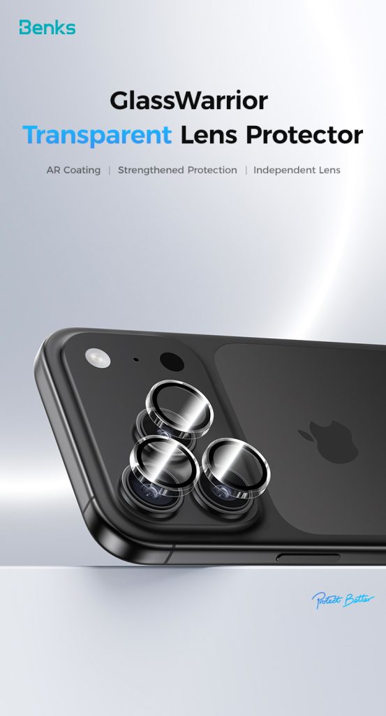 iPhone 17 Pro Max / 17 Pro Benks GlassWarrior Lens Protector - Grey - 6948005961596 - Image 2