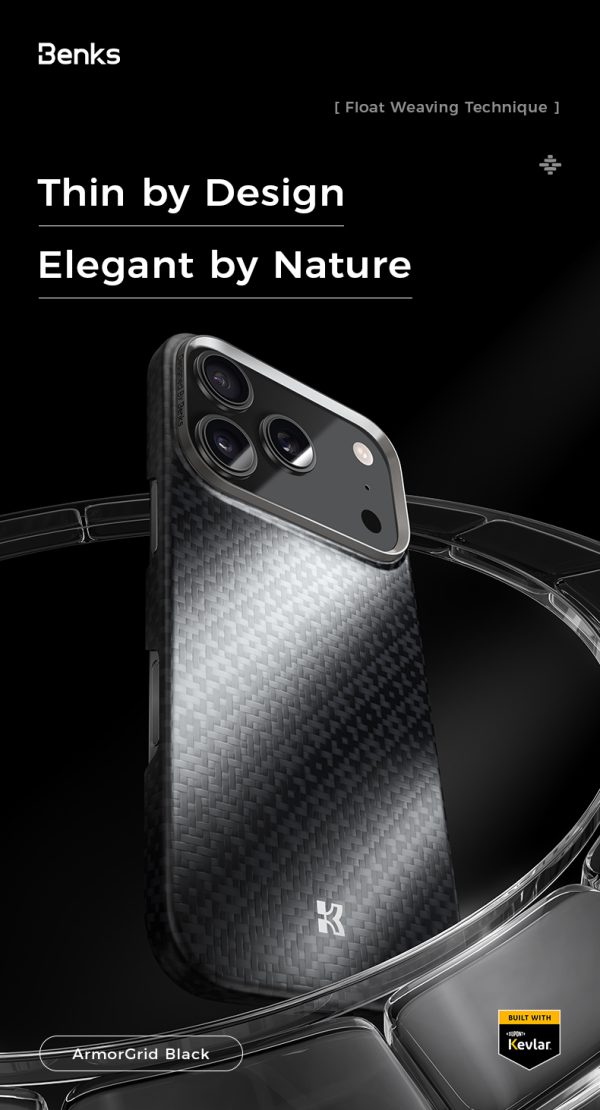 1 iPhone 17 Pro Max Benks ArmorAir ArmorGrid Case - Orange - 6948005958435 - A - Image 6