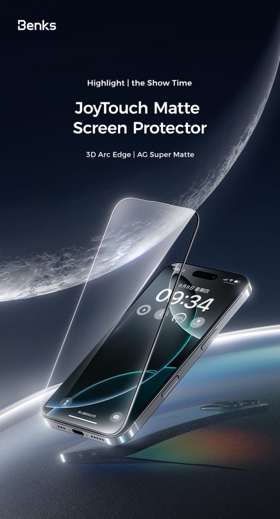 iPhone 17 Pro Benks JoyTouch Matte Screen Protector - 6948005961220 - Image 5